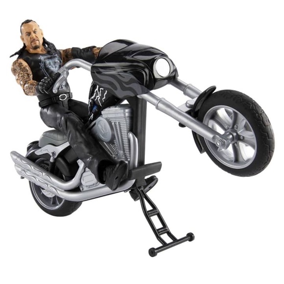 WWE Wrekkin’ Slamcycle Vehicle With Undertaker Basic Action Figure - Picture 3 of 12